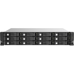 QNAP TL-R1220SEP-RP Drive Enclosure SATA/600 - Mini-SAS HD Host Interface - 2U Rack-mountable - Hot Swappable Bays - 12 x 