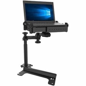 RAM Mounts No-Drill Mounting Base for Notebook - Height Adjustable - Powder Coated Steel