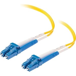 C2G 5m LC-LC 9/125 Duplex Single Mode OS2 Fiber Cable - Yellow - 16ft - 5m LC-LC 9/125 Duplex Single Mode OS2 Fiber Cable 