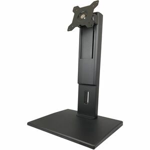 Amer Mounts Single Monitor Height Adjust Stand - Up to 32" Screen Support - 26 lb Load Capacity - 1 Devices Supported - Al