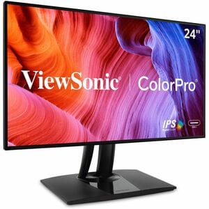 ViewSonic VP2468a 24-Inch IPS 1080p Monitor with Advanced Ergonomics, 100% sRGB Rec 709, 14-bit 3D LUT, Eye Care, 65W USB 