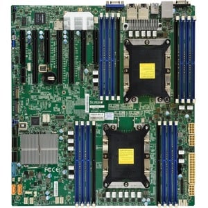 Supermicro X11DPH-T 服务器主板 - Intel C624 芯片组 - P LGA-3647插座 - 扩展 ATX - Xeon Processor Supported - 2 TB DDR4 SDRAM 最大内存 - RDI