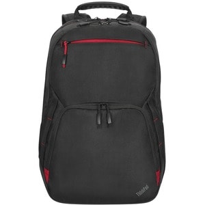 Lenovo Essential Plus Carrying Case Rugged (Backpack) for 39.6 cm (15.6") Notebook - Black - Weather Resistant, Wear Resistant - Ballistic Nylon, Polyethylene Terephthalate (PET), Polyester Body - Hand Grip, Carrying Strap