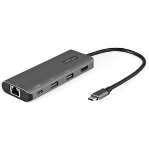 StarTech.com USB C Multiport Adapter - 10Gbps USB 3.1 Gen 2 Type-C Mini Dock - 4K 30Hz HDMI - 100W PD Passthrough - 3xUSB/