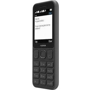 Nokia 4 MB Feature Phone - 6.1 cm (2.4") Active Matrix TFT LCD QVGA 240 x 320 - 2G - Black - Bar - 2 SIM Support - SIM-fre