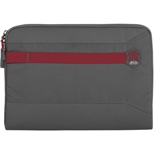 STM Goods Summary Carrying Case (Sleeve) for 33 cm (13") Notebook - Granite Gray - Dirt Resistant Exterior, Moisture Resis