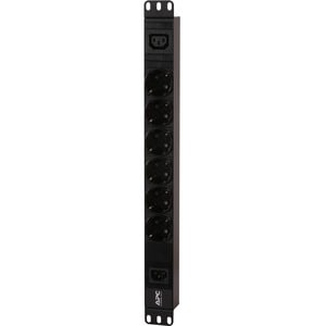APC by Schneider Electric EasyPDU PDU - Basic - IEC 60320 C14 - 6 x Schuko CEE 7, 1 x IEC 60320 C13 - 10 A - 230 V AC Inpu