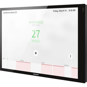 Crestron 10.1 in. Room Scheduling Touch Screen, Black Smooth - Black Smooth