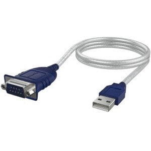 Sabrent USB 2.0 to Serial (9-PIN) DB-9 RS-232 Converter Cable - 10 ft DB-9/USB Data Transfer Cable for PC, MAC, PDA, Digit