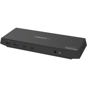 Sabrent USB Type-C Dual 4K Universal Docking Station with USB C Power Delivery (DS-WSPD) - for Computer - 60 W - USB Type 