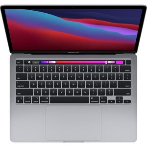 Apple MacBook Pro MYD82B/A 33.8 cm (13.3") Notebook - WQXGA - 2560 x 1600 - Apple Octa-core (8 Core) - 8 GB RAM - 256 GB SSD - Space Gray - Apple Chip - macOS Big Sur - Retina Display, True Tone Technology, In-plane Switching (IPS) Technology - 17 Hour Battery Run Time - IEEE 802.11 a/b/g/n/ac/ax Wireless LAN Standard
