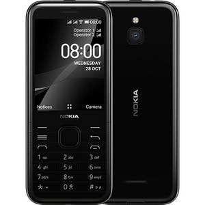 Nokia 8000 4G 4 GB Feature Phone - 7.1 cm (2.8") QVGA 320 x 240 - Cortex A7Quad-core (4 Core) 1.10 GHz - 512 MB RAM - 4G -