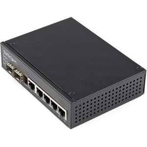 StarTech.com 5 Ports Ethernet Switch - Gigabit Ethernet - 1000Base-T, 1000Base-X - 2 Layer Supported - Modular - 2 SFP Slo