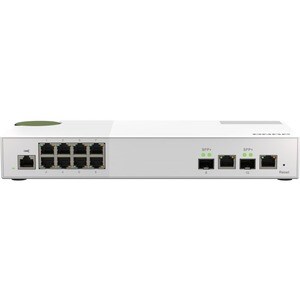 QNAP QSW QSW-M2108-2C 10 Ports Manageable Ethernet Switch - 2 Layer Supported - Modular - 12.17 W Power Consumption - Opti