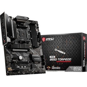 MSI MAG B550 TORPEDO Desktop-Mainboard - AMD Chipsatz - Sockel AM4 - ATX - 128 GB DDR4 SDRAM Maximaler Arbeitsspeicher (RA