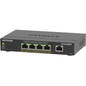Netgear 300 GS305EPP 5 Ports Manageable Ethernet Switch - 3 Layer Supported - 120 W PoE Budget - Twisted Pair - PoE Ports 