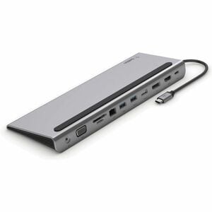 Belkin Universal USB-C 11-in-1 Multiport Dock - Laptop Docking station - USB-C - VGA, HDMI, DP - GigE - for Notebook - USB