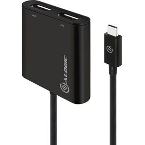 Alogic Graphic Adapter - USB Type C - 2 x DisplayPort, DisplayPort