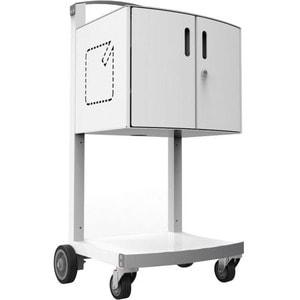 Compulocks CartiPad Uno Tablet / Laptop Charging Rolling Cart 16 Devices UK Power Plug - Simultaneously Store & Charge 16 