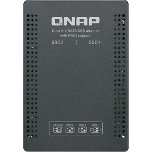 QNAP QDA-A2MAR 2 x Total Bays DAS Storage System Internal - Serial ATA/600 Controller - RAID Supported - 0, 1, JBOD RAID L