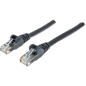 Network Patch Cable, Cat6, 0.5m, Black, CCA, U/UTP, PVC, RJ45, Gold Plated Contacts, Snagless, Booted, Lifetime Warranty, 