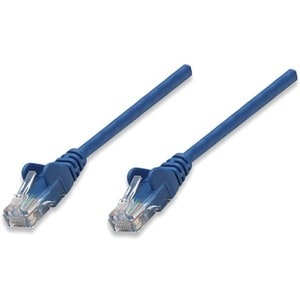 Network Patch Cable, Cat5e, 5m, Blue, CCA, U/UTP, PVC, RJ45, Gold Plated Contacts, Snagless, Booted, Lifetime Warranty, Po