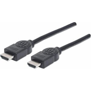 HDMI Cable with Ethernet, 4K@30Hz (High Speed), 5m, Male to Male, Black, Equivalent to Startech HDMIMM15HS (except 40cm lo