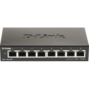D-Link DGS-1100 DGS-1100-08V2 8 Anschlüsse Verwaltbar Ethernet-Switch - 2 Unterstützte Netzwerkschicht - 4,94 W Stromverbr