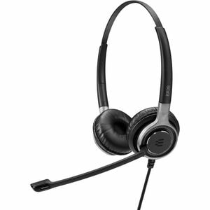 EPOS IMPACT SC 660 Kabel Auf den Ohren Stereo Headset - Schwarz, Silber - Binaural - 50 Hz bis 18 kHz Frequenzgang - 100 c