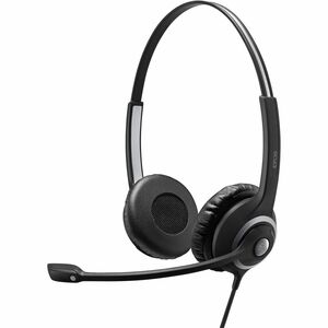 EPOS IMPACT SC 260 Kabel Auf den Ohren Stereo Headset - Schwarz - Binaural - Geräuschunterdrückung, Elektret-Mikrofon, Uni