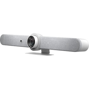 Logitech Rally Bar All-In-One Video Bar for Medium and Large Rooms, White - 3840 x 2160 Video - 3x Digital Zoom - Micropho