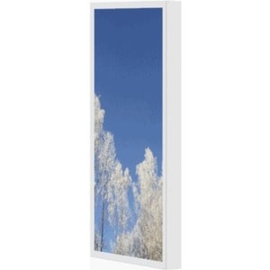 Wall Casing Protect 32", Portrait Polycarbonate protection  -White