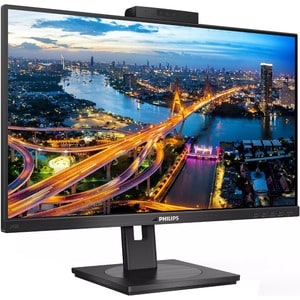 Moniteur LCD Philips 243B1JH 24" Class Webcam Full HD - 16:9 - Noir - 60,5 cm (23,8") Viewable - Technologie IPS - WLED Ré