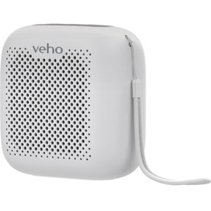 Veho MZ-4 Portable Bluetooth Speaker System - 5 W RMS - White - 100 Hz to 16 kHz - Battery Rechargeable - USB