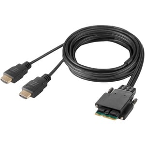 Belkin Modular HDMI Dual-Head Console Cable 6 ft. - 6 ft HDMI/Modular KVM Cable for KVM Console, KVM Switch, Computer, Mon