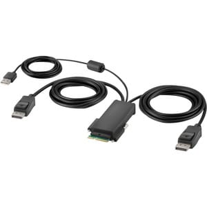 Belkin Modular DP Dual-Head Host Cable 6 ft. - 6 ft DisplayPort/Modular/USB KVM Cable for KVM Console, KVM Switch, Compute