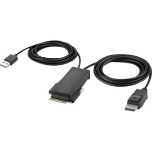 Belkin Modular DP Single-Head Host Cable 6 ft. - 6 ft DisplayPort/Modular/USB-A KVM Cable for KVM Console, KVM Switch, Com
