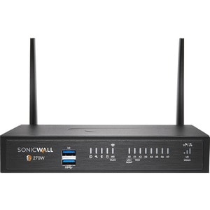 Sicurezza della rete/Dispositivo Firewall SonicWall TZ270W - 2 Anno/i - TAA Conforme - Prevenzione intrusione - 8 Porta - 