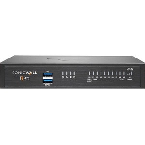 SonicWall TZ470 Network Security/Firewall Appliance - 2 Year Secure Upgrade Plus Essential Edition - TAA Compliant - 8 Por