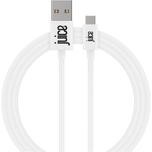 JUICE 1 m USB/USB-C Data Transfer Cable - First End: USB Type C - Second End: USB Type A - White