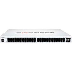 Commutateur Ethernet Fortinet FortiSwitch 100 FS-148F-POE 48 Ports Gérable - Gigabit Ethernet, 10 Gigabit Ethernet - 10/10