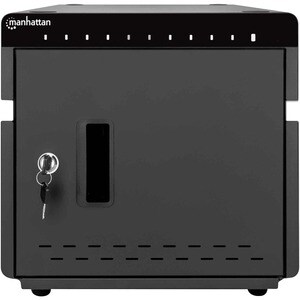 Charging Cabinet/Cart via USB-C x10 Devices Desktop, Power Delivery 18W per port (180W total), Suitable for iPads/other ta