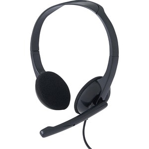 Verbatim Stereo Headset with Microphone - Stereo - Mini-phone (3.5mm) - Wired - 32 Ohm - 20 Hz to 20 kHz - Over-the-head -