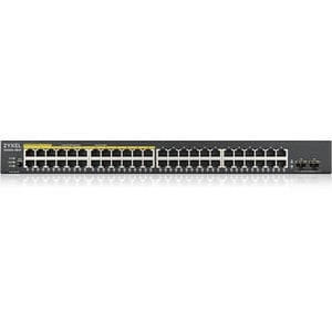 ZYXEL GS1900 GS1900-48HPv2 48 Ports Manageable Ethernet Switch - Gigabit Ethernet - 10/100/1000Base-T, 100/1000Base-X - 2 