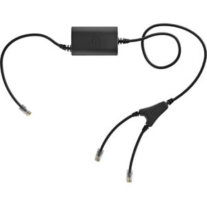 EPOS Electronic Hook Switch Cable - 3.40 ft RJ-9/RJ-12/RJ-45 Phone Cable for Electronic Hook Switch, Wireless Headset, Tel