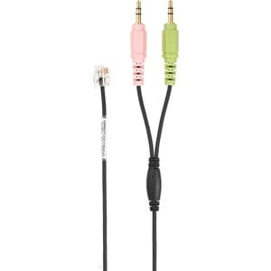 EPOS PC Connection Cable, RJ9 to Dual 3.5mm CUIPC 1 - Mini-phone/RJ-9 Phone Cable for Phone, PC - First End: 1 x RJ-9 Phon