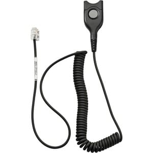 EPOS Standard Bottom Cable, ED to RJ9 - Easy Disconnect/RJ-9 Phone Cable for Headset, Phone - First End: 1 x RJ-9 Phone - 