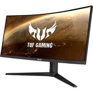 TUF VG34VQL1B 34" Class WQHD Curved Screen Gaming LCD Monitor - 21:9 - Black - 34" Viewable - Vertical Alignment (VA) - LE
