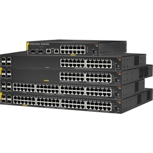 HPE 6100 48G Class4 PoE 4SFP+ 370W Switch - 48 Ports - Manageable - 3 Layer Supported - Modular - 30.60 W Power Consumptio