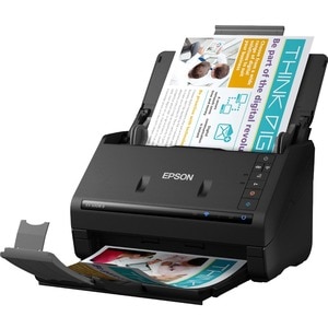 Epson WorkForce ES-500WII Sheetfed Scanner - 600 x 600 dpi Optical - 24-bit Color - 35 ppm (Mono) - 35 ppm (Color) - Duple